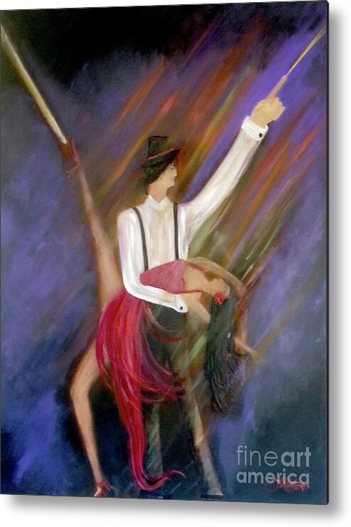 Dance Metal Print featuring the painting The Power Of Dance by Artist Linda Marie