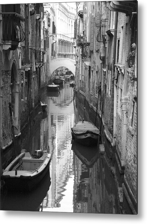 Venice Metal Print featuring the photograph The White Bridge by Donna Corless
