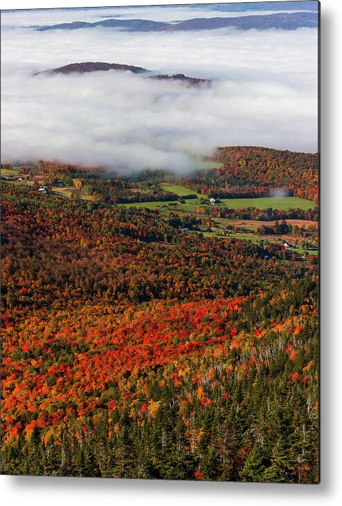Vermont Metal Print featuring the photograph Top of the Morning by Tim Kirchoff