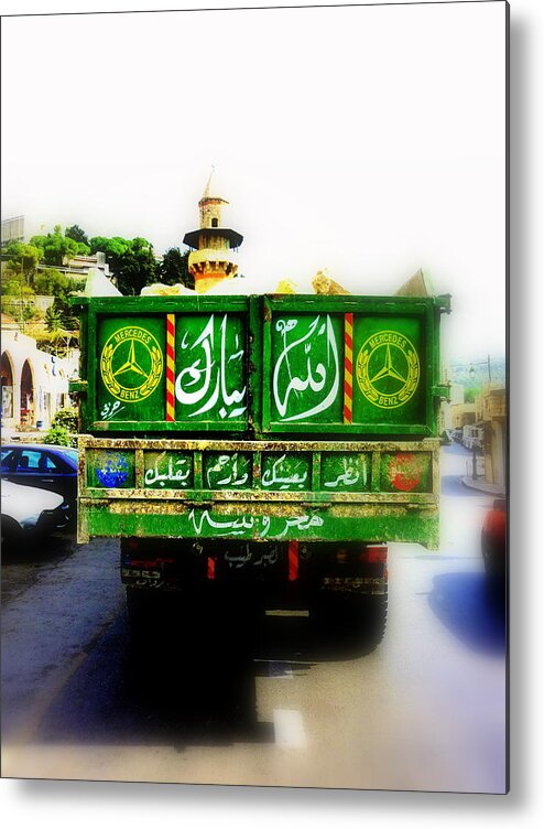 Lebanon Metal Print featuring the photograph Trucking across Lebanon by Funkpix Photo Hunter