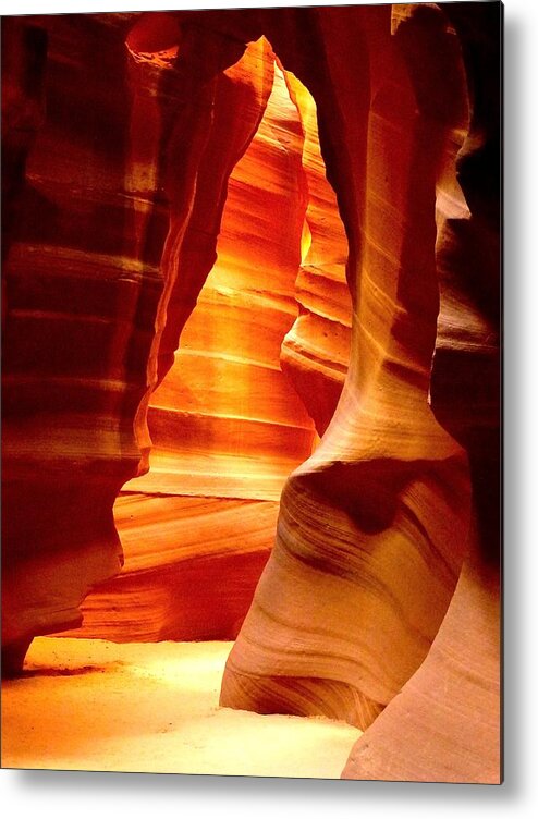 Canyon Metal Print featuring the photograph Upper Antelope Canyon IV by Barbara Zahno