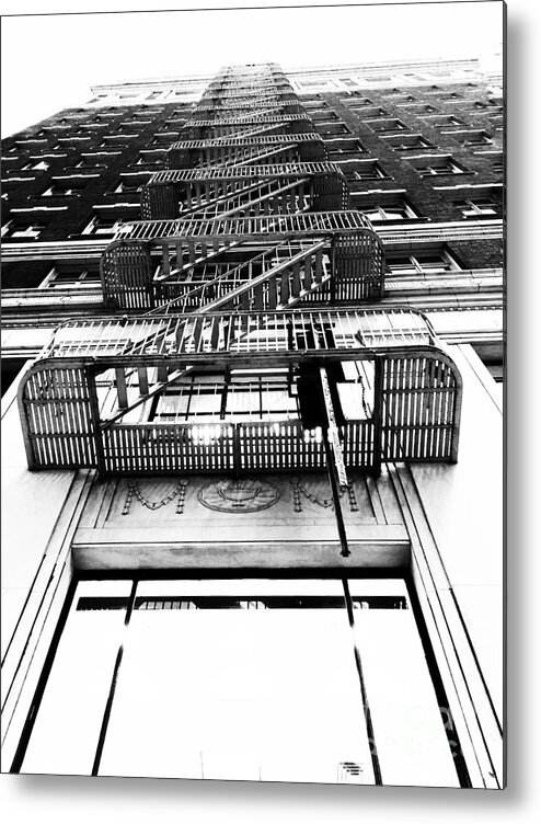 500 Views Metal Print featuring the photograph Urban Egress by Jenny Revitz Soper