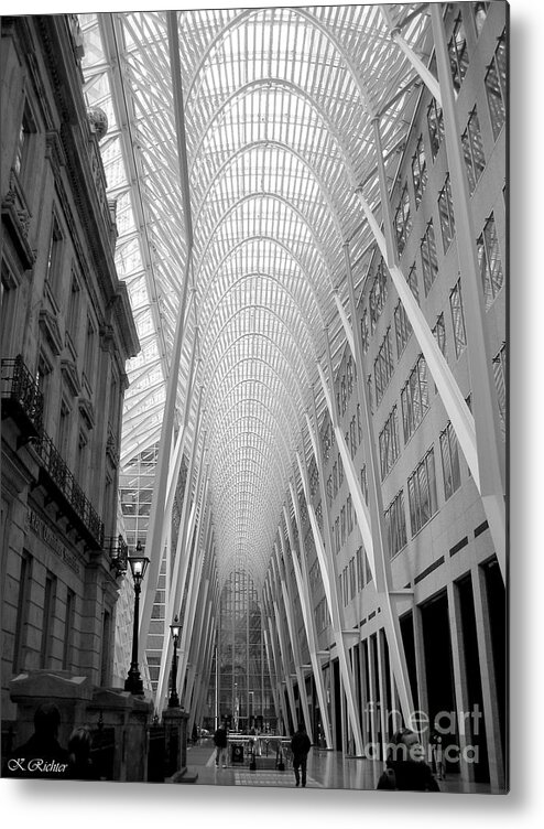 Architecture Metal Print featuring the photograph Vault by Keiko Richter
