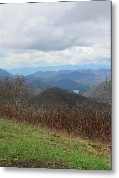 Nantahala National Forest Metal Print featuring the photograph View From Silers Bald 2015c by Cathy Lindsey