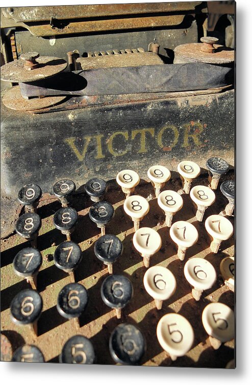Office Metal Print featuring the photograph Vintage Victor by Scott Kingery