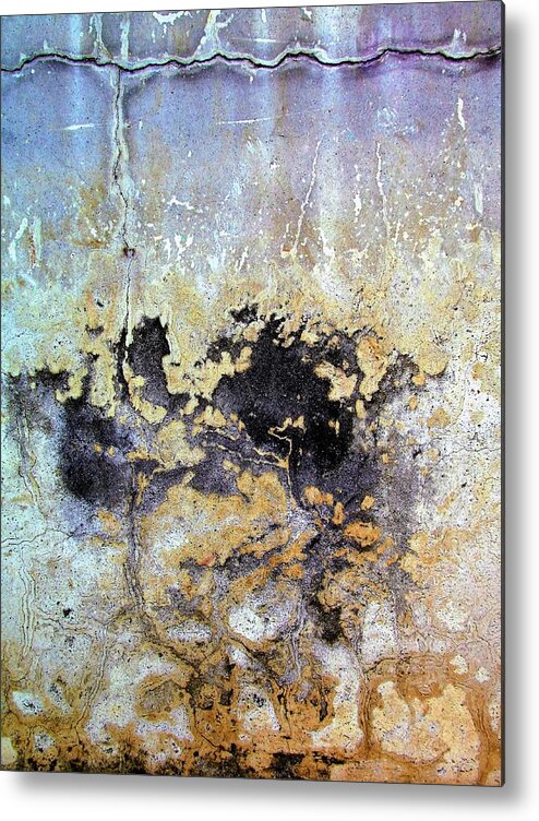 Texture Metal Print featuring the photograph Wall Abstract 68 by Maria Huntley