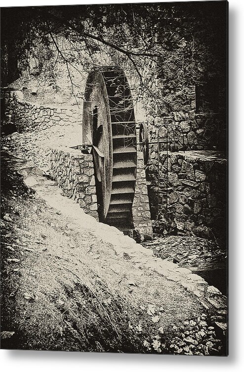 Gladwyne Metal Print featuring the photograph Water Wheel by Bill Cannon