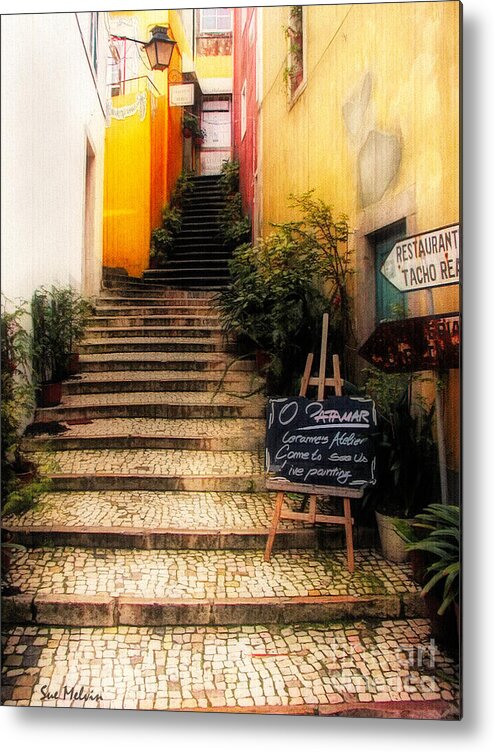 Portugal Metal Print featuring the photograph Where Are You Leading Me by Sue Melvin