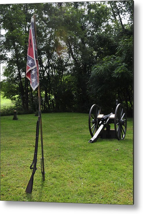 Confederate Army Metal Print featuring the photograph Where the Rebs Camp by David Arment