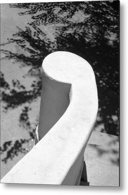 Sunnyside Pavilion Metal Print featuring the photograph White Curl by Kathi Shotwell