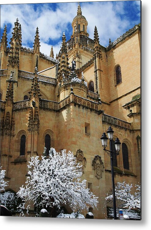 Architecture Metal Print featuring the photograph Winter Cathedral by Jessica Myscofski