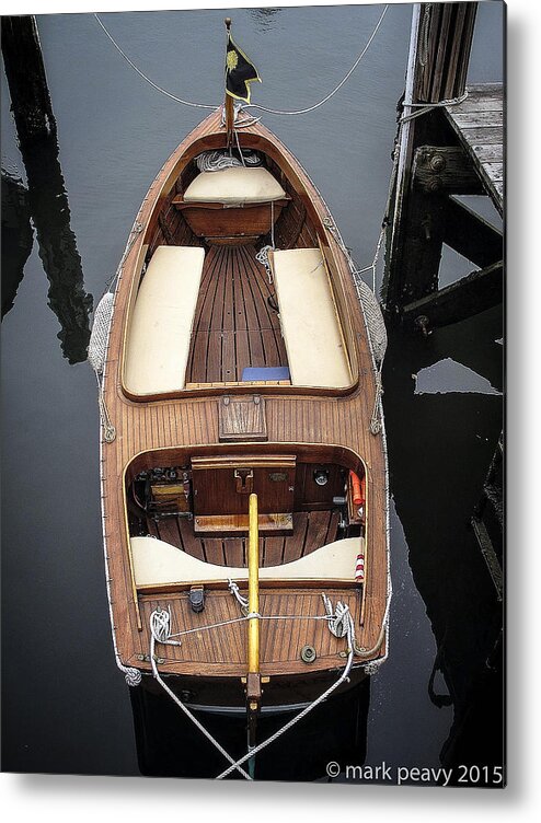 Fishing Metal Print featuring the photograph Wood Boat Nantucket by Mark Peavy