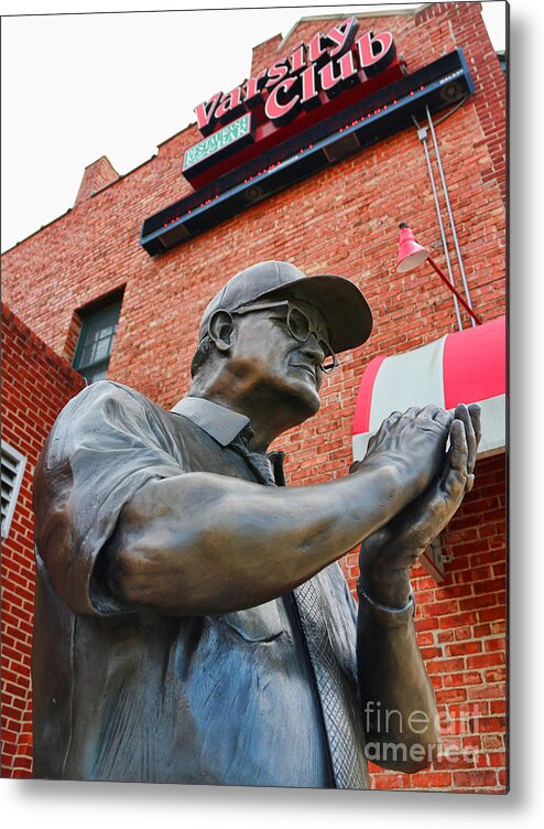 Woody Hayes Metal Print featuring the photograph Woody Hayes Statue 8958 by Jack Schultz