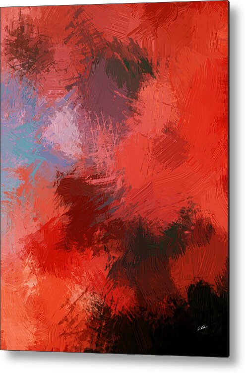 Abstract Metal Print featuring the painting Abstract - DWP1500043 #1 by Dean Wittle