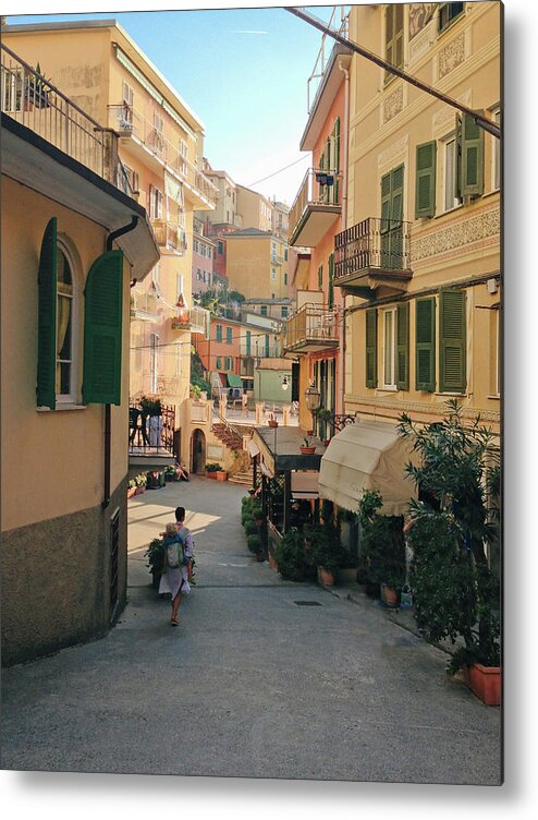 Toddler Metal Print featuring the photograph Manarola Italy #1 by M Swiet Productions