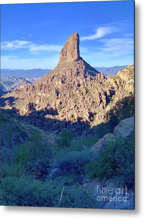 Photography Metal Print featuring the photograph Weavers Needle #1 by Sean Griffin