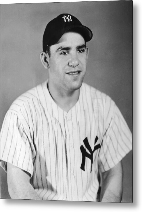 People Metal Print featuring the photograph Yogi Berra by Hulton Archive