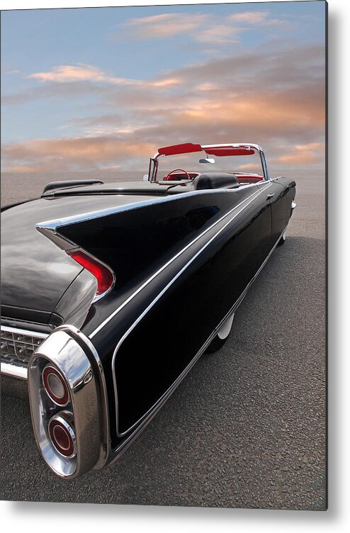 Cadillac Metal Print featuring the photograph 1960 Cadillac Eldorado Biarritz Tail Fin by Gill Billington