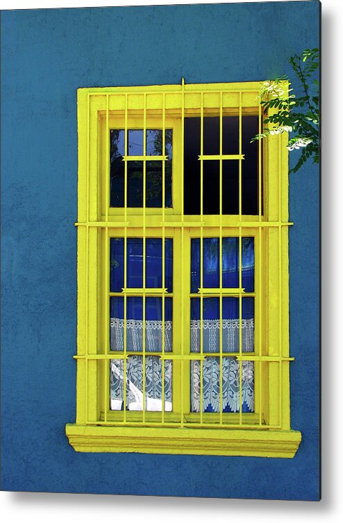 Streetscape Metal Print featuring the photograph 2 Calle Santiago by Rick Locke - Out of the Corner of My Eye