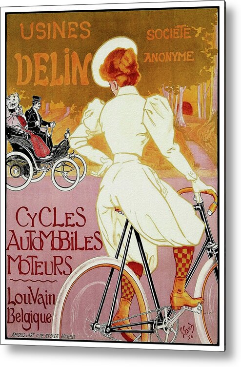 Adswheels0014 Metal Print featuring the mixed media Adswheels0014 by Vintage Lavoie
