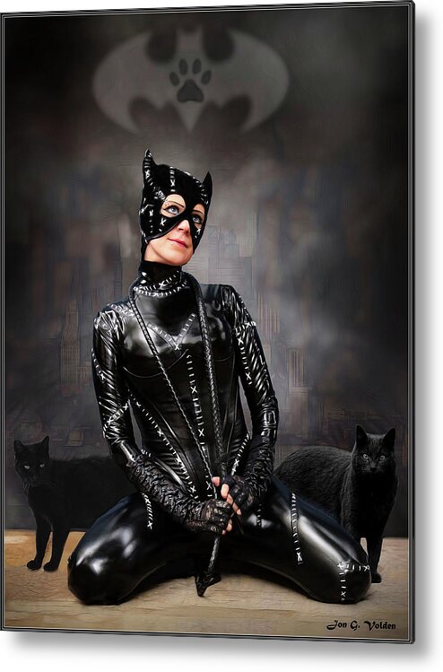 Cat Metal Print featuring the photograph Cats Meow by Jon Volden