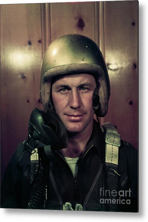 People Metal Print featuring the photograph Chuck Yeager by Bettmann