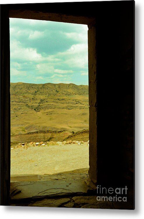 Desert Metal Print featuring the photograph The door to the wilderness by Yavor Mihaylov