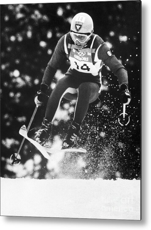 Event Metal Print featuring the photograph French Skier Jean-claude Killy by Bettmann