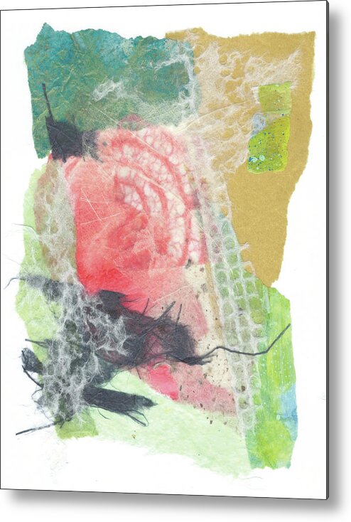 Collage Metal Print featuring the mixed media Fresh Pressed #10 by Christine Chin-Fook
