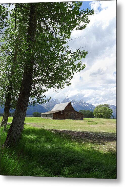 T.a. Moulton Barn Metal Print featuring the photograph Jackson Hole, Wyoming by Gordon Beck