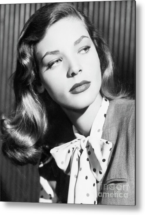 People Metal Print featuring the photograph Lauren Bacall by Bettmann