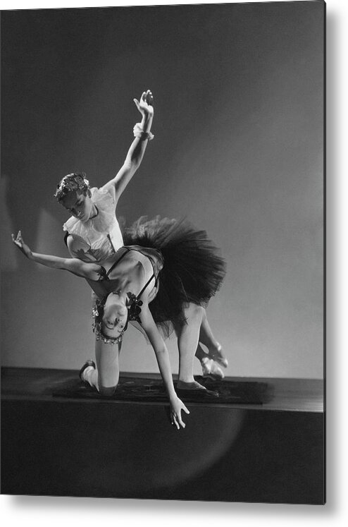 #new2022vogue Metal Print featuring the photograph Mozartiana Ballet Dancers by George Hoyningen-Huene