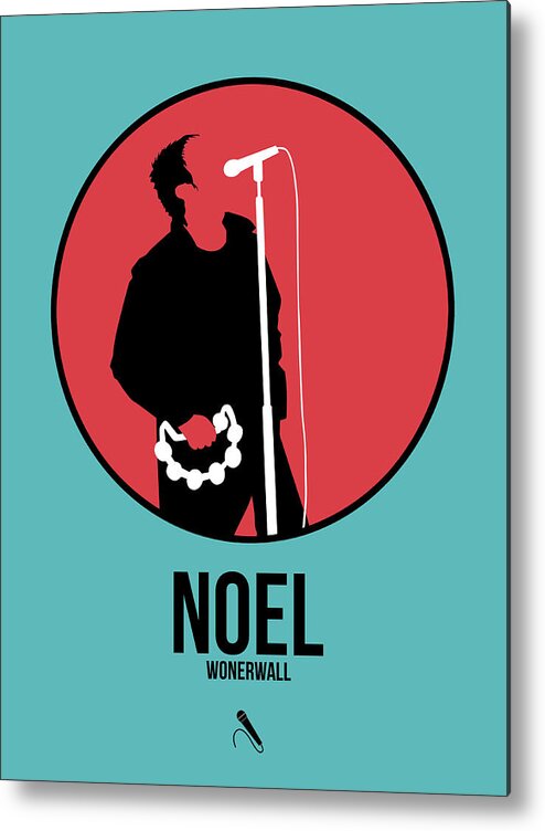 Noel Gallagher Metal Print featuring the digital art Oasis by Naxart Studio