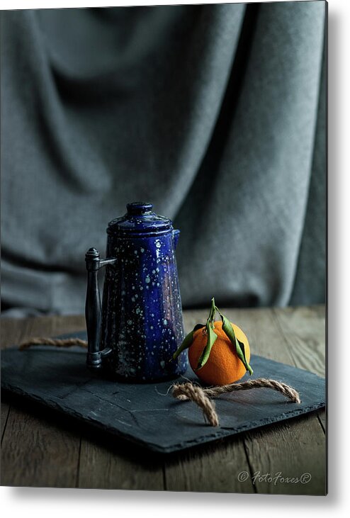 Fotofoxes Metal Print featuring the photograph Orange Tea by Alexander Fedin