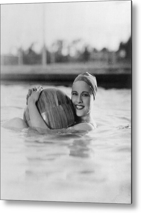 Ball Metal Print featuring the photograph Pool Play by General Photographic Agency