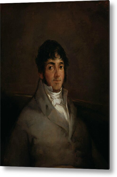 19th Century Art Metal Print featuring the painting Portrait of Isidoro Maiquez by Francisco Goya