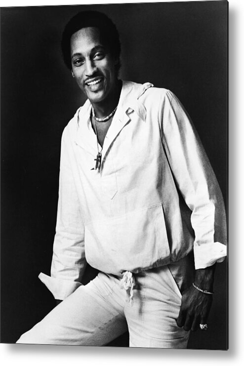 Singer Metal Print featuring the photograph Portrait Of Soul Singer And Songwriter by Pictorial Parade