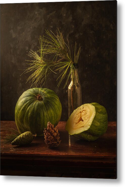 Stilllife Metal Print featuring the photograph Pumpkin by Nouacer92