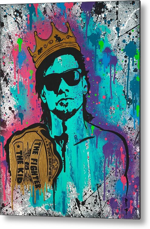 Theo Von Metal Print featuring the painting Rat King by Stacie Marie