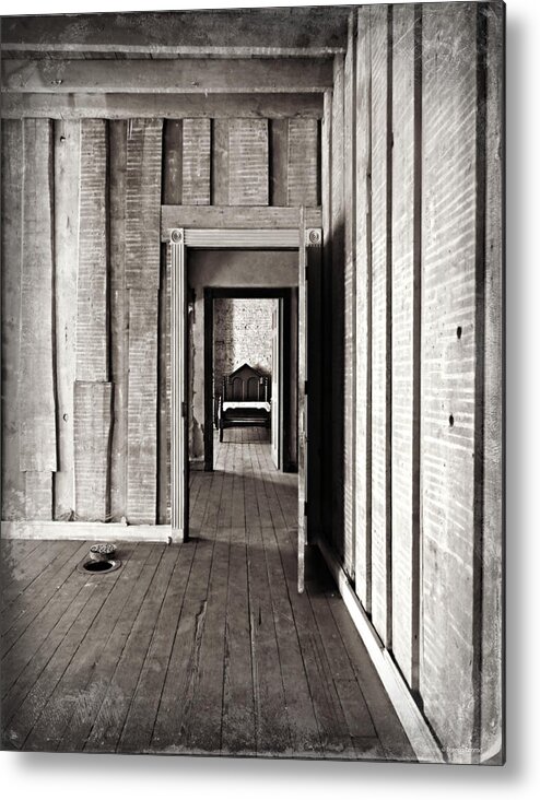 Through The Doors Metal Print featuring the photograph Through the Doors by Dark Whimsy