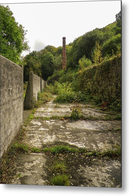 Ruins Metal Print featuring the photograph Trevanny Dry Luxulyan Cornwall by Richard Brookes