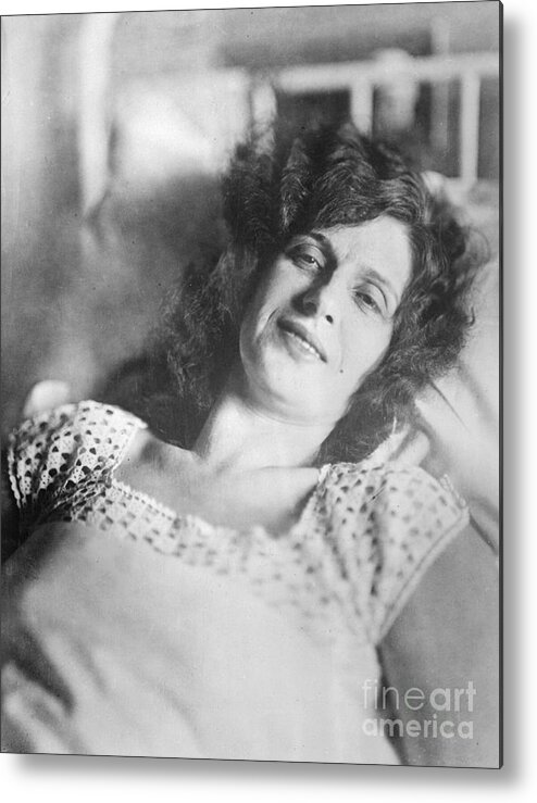 People Metal Print featuring the photograph Woman Evangelist Aimee Semple Mcpherson by Bettmann
