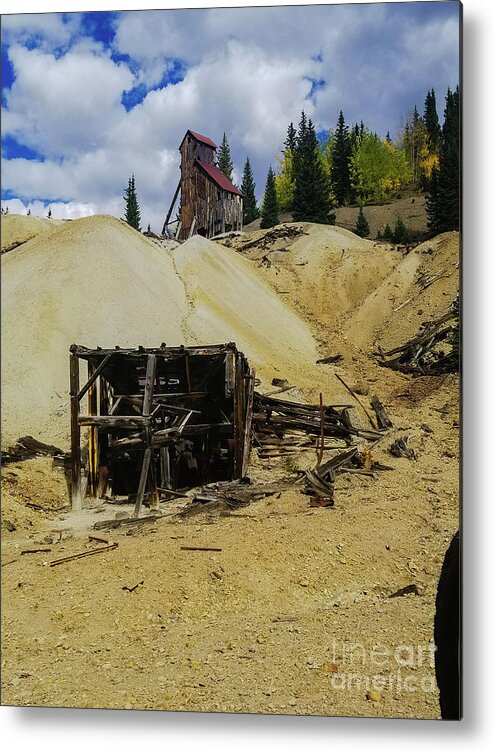Mine Metal Print featuring the photograph Yankee Girl Mine by Elizabeth M