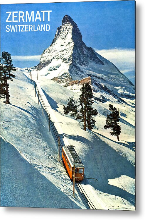 Zermatt Metal Print featuring the digital art Zermatt by Long Shot