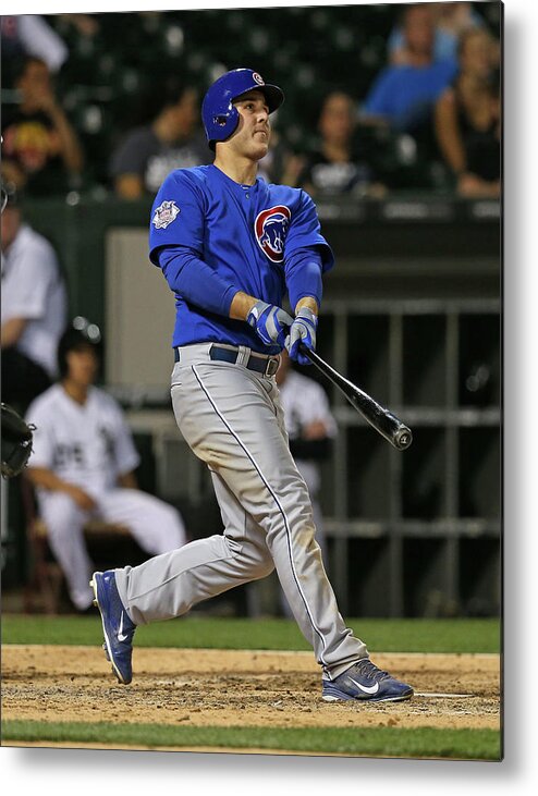 American League Baseball Metal Print featuring the photograph Anthony Rizzo by Jonathan Daniel