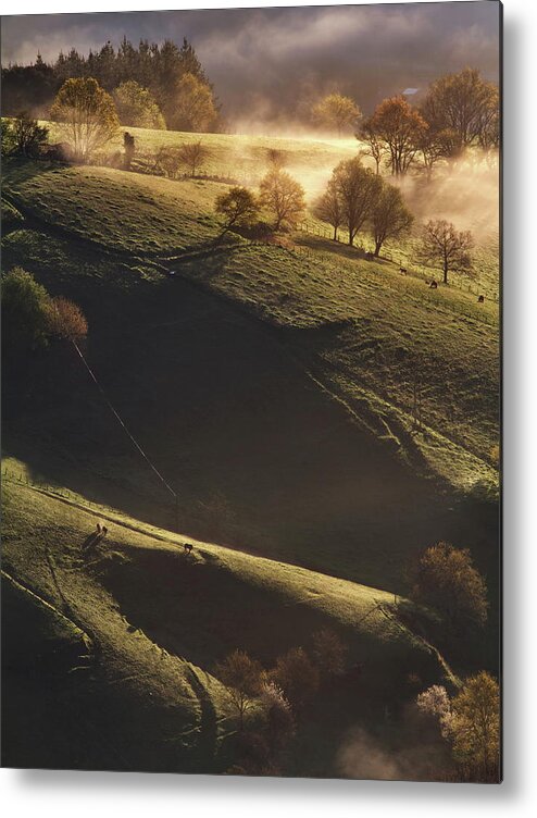 Countryside Metal Print featuring the photograph Aramaio #1 by Natura Argazkitan