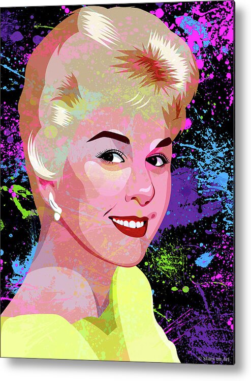 Doris Day Metal Print featuring the painting Doris Day #1 by Movie World Posters