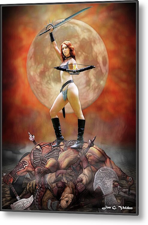 Death Metal Print featuring the photograph Planet Of Death by Jon Volden