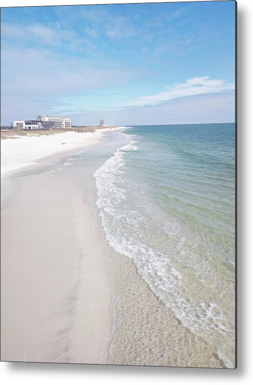 Coast Metal Print featuring the photograph 11118 Gulf Shores National Park by Pamela Williams