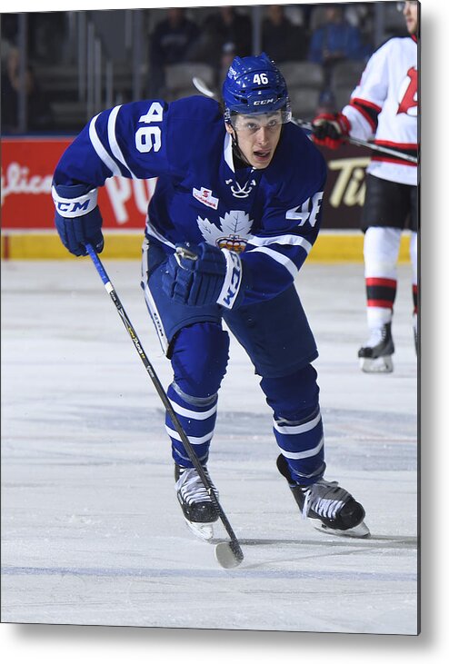 Playoffs Metal Print featuring the photograph Albany Devils v Toronto Marlies #14 by Graig Abel